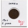 Serbie 2 para 1904 TTB, KM 23 pièce de monnaie