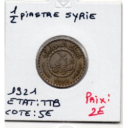 Syrie, 1/2 Piastre 1921...