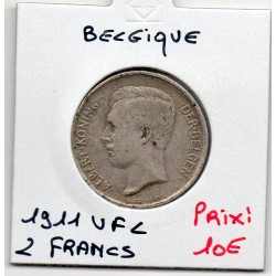 Belgique 2 Francs 1911 en Flamand TTB, KM 75 pièce de monnaie