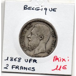 Belgique 2 Francs 1868 en...