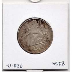 Belgique 20 Francs 1949 en Flamand TTB, KM 141 pièce de monnaie