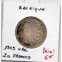 Belgique 20 Francs 1949 en...