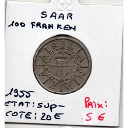 Sarre Saar, 100 franken...