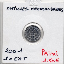 Antilles Neerlandaise 1 cent 2001 FDC, KM 32 pièce de monnaie