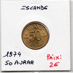 Islande 50 aurar 1974 Spl,...