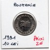 Roumanie 10 lei 1991 Spl, KM 108 pièce de monnaie