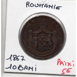Roumanie 10 bani 1867 Watt...