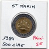 Saint Marin 500 lire 1984 FDC, KM 167 pièce de monnaie