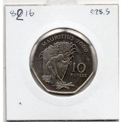Ile Maurice 10 rupees 2000 FDC, KM 61 pièce de monnaie