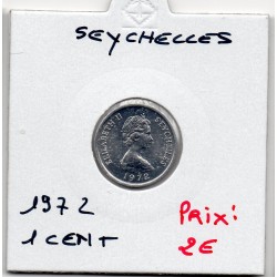 Seychelles 1 cent 1972 Spl,...