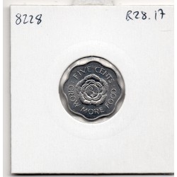 Seychelles 5 cents 1972 Spl, KM 18 pièce de monnaie