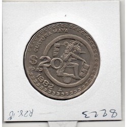 Mexique 20 Pesos 1982 Sup, KM 486 pièce de monnaie