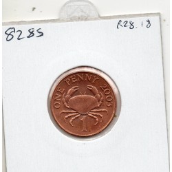 Guernesey 1 penny 2003 FDC, KM 89 pièce de monnaie