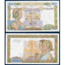 500 Francs La Paix Sup+ 7.1.1943 Billet de la banque de France