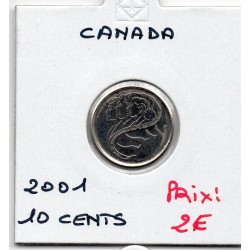 Canada 10 cents 2001 Spl,...