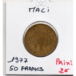 Mali 50 francs 1977 TTB, KM...