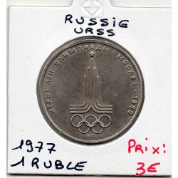 Russie 1 Ruble 1977 JO Sup,...