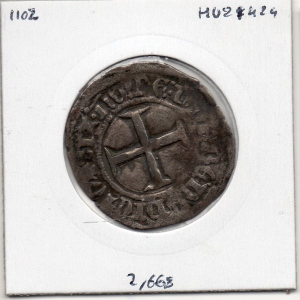 Duché de Bretagne, Jean V (1422-1444) Blanc a l'Hexalobe Rennes