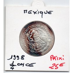 Mexique 1/4 once 1998 Spl, KM 611 pièce de monnaie