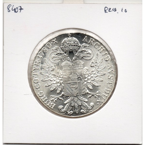 Autriche 1 Thaler refrappe 1780, FDC KM 22 pièce de monnaie