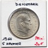 Danemark 5 kroner 1964 Spl, KM 854 pièce de monnaie