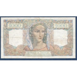 1000 Francs Minerve et Hercule TTB- 26.4.1945 Billet de la banque de France