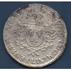 Ecu aux branches d'olivier 1786 L Bayonne Sup- Louis XVI pièce de monnaie royale