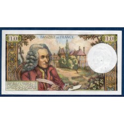 10 Francs Voltaire TTB 8.1.1965 Billet de la banque de France