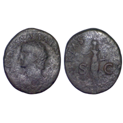 AS de Claude (41-42), ric 97 sear 1855 atelier Rome