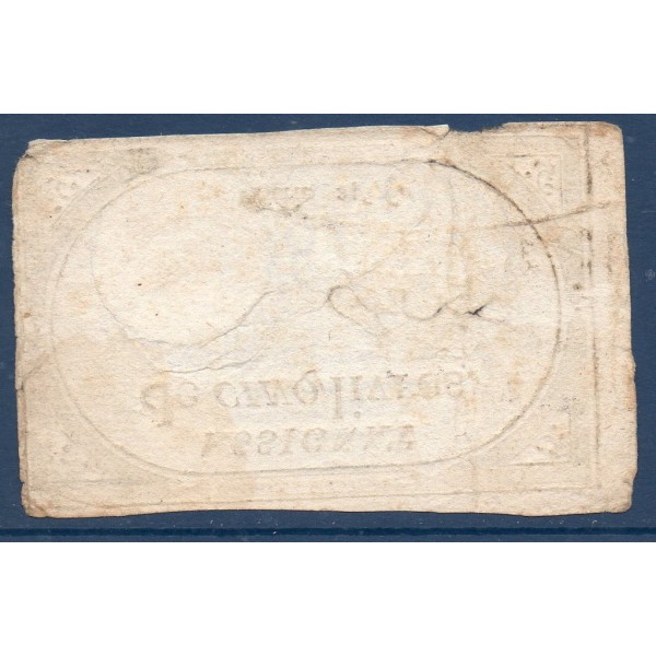 Assignat 5 livres 10 brumaire l'an 2 TB signature Bruron