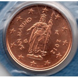Pièce 2 centimes BU Saint-Marin 2012