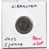 Gibraltar 5 pence 2023 Charles III FDC, KM - pièce de monnaie