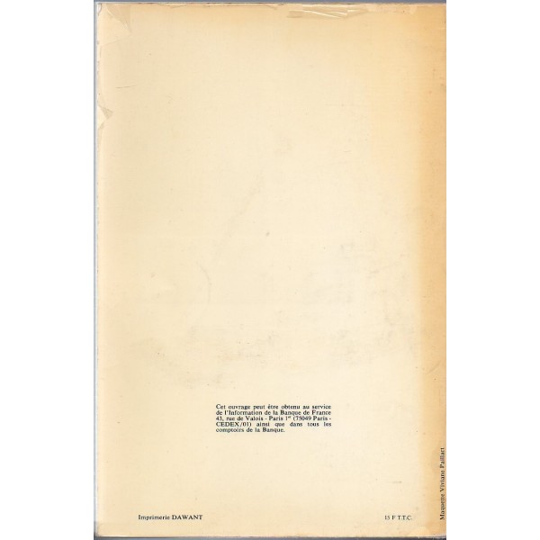 La banque de France et la monnaie