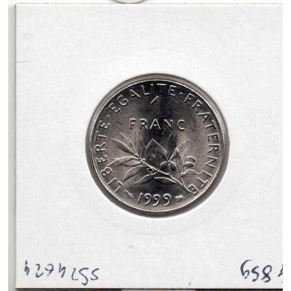 1 franc Semeuse Nickel 1999 FDC, France pièce de monnaie