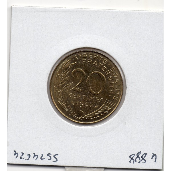 20 centimes Lagriffoul 1997 FDC, France pièce de monnaie