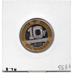 10 francs Génie bastille 1998 BE FDC, France pièce de monnaie