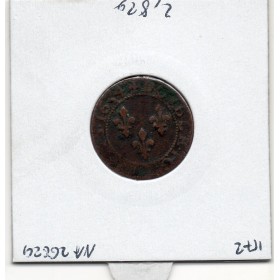 Double Tounois 1634 E Tours TTB- Louis XIII pièce de monnaie royale