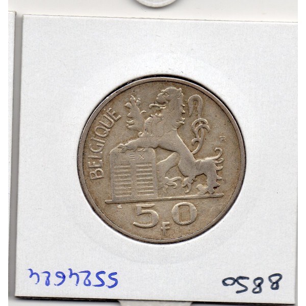 Belgique 50 Francs 1949 en français TTB, KM 136 pièce de monnaie