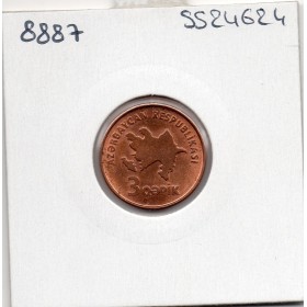 Azerbaidjan 3 qepik 2002-2011 Spl, KM 40pièce de monnaie