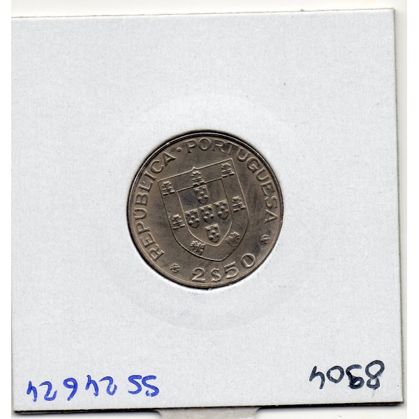 Portugal 2.5 escudos 1982 Sup, KM 613 pièce de monnaie