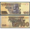 Zimbabwe Pick N°106b, Billet de banque de 100 Dollars 2023