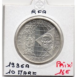 Allemagne RFA 10 deutche mark 1996 A, Spl KM 188 mark Kolpingwerk pièce de monnaie