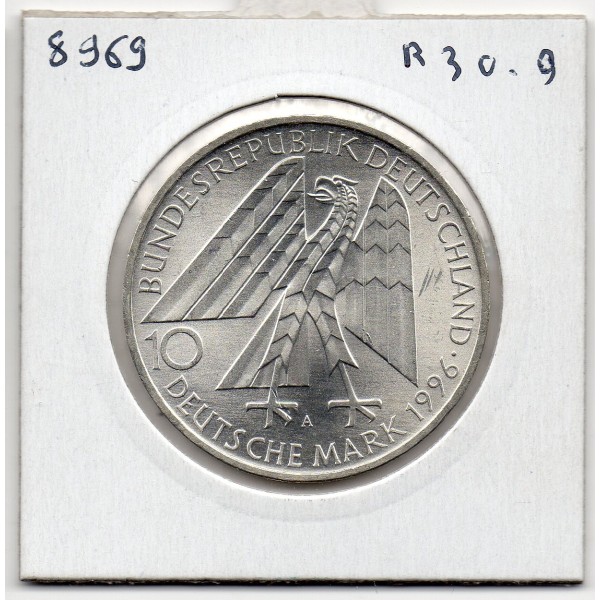 Allemagne RFA 10 deutche mark 1996 A, Spl KM 188 mark Kolpingwerk pièce de monnaie