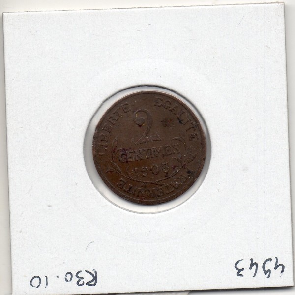2 centimes Dupuis 1903 TTB, France pièce de monnaie