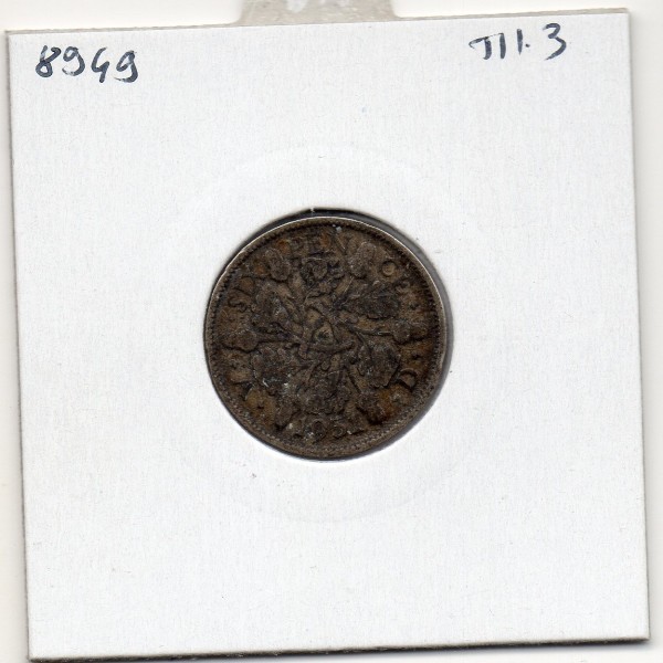 Grande Bretagne 6 pence 1931 TB, KM 832  pièce de monnaie