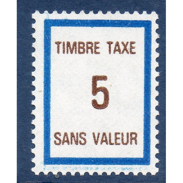 Timbre Fictif Taxe Yvert No FT40 neuf ** France