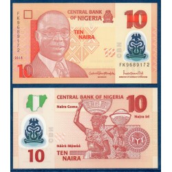 Nigeria P.39i, Neuf, Billet de 10 Naira 2018 Africaines