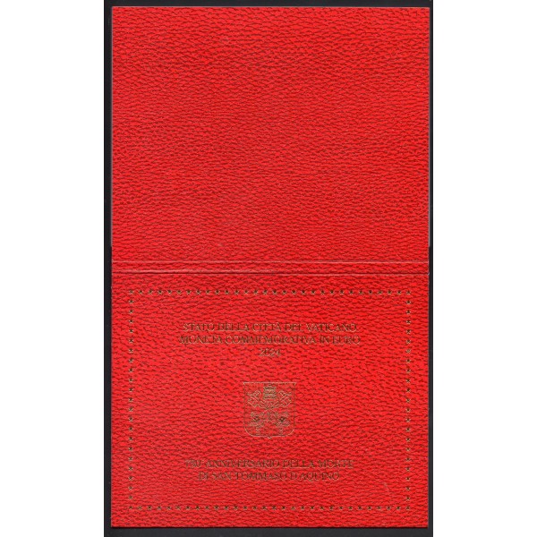 2 euro commémorative Vatican 2024 Saint Thomas D'Aquin piece de monnaie €