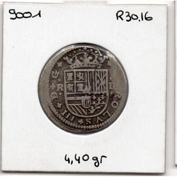 Espagne 2 reales Charles III 1708 TB, pièce de monnaie