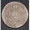 Ecu aux branches d'Olivier 1727 & Aix Louis XV pièce de monnaie royale